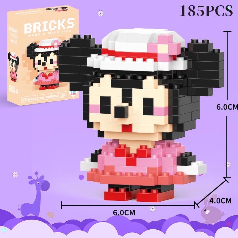 Minnie Mouse - Mini Figure Bricks